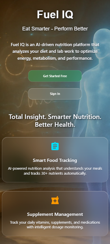 Fuel IQ App Screenshot